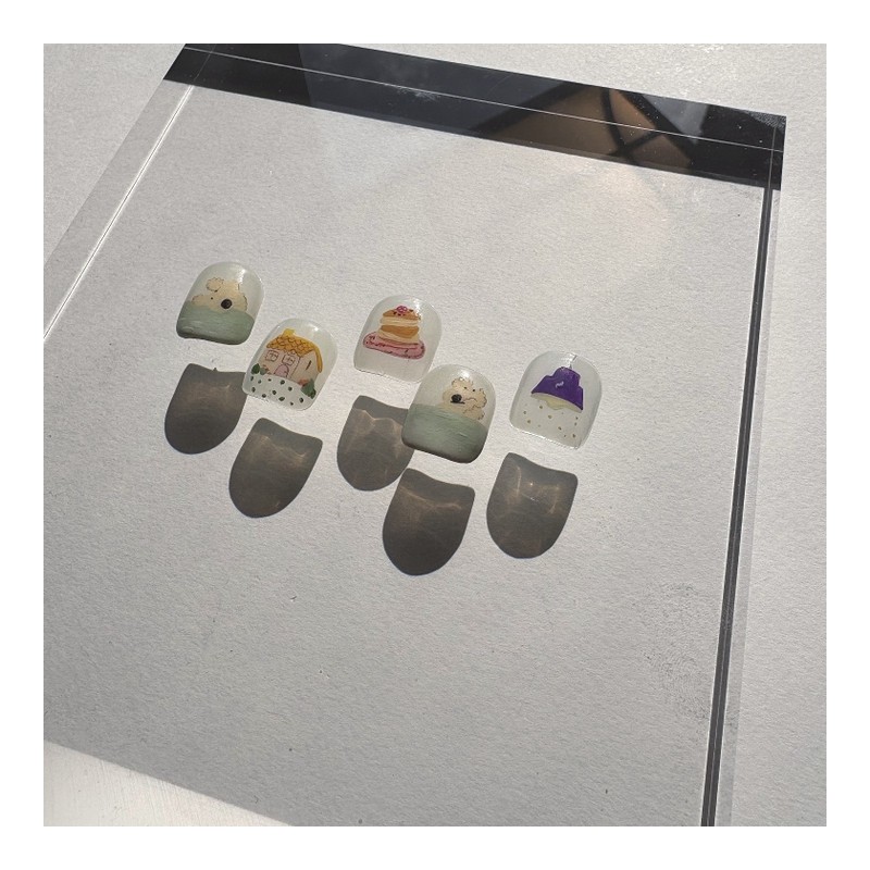 [Ar] Mongsil’s handmade nail tip drawing nail art specialty /