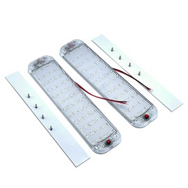 Crown Doris LED Room Lamp, General Purpose, Thin, Indoor Light, 12 V COB, Explosive Light, Waterproof, Car Surface, Luminous, Work Light, High Brightness, Switch Included, 2 Pieces