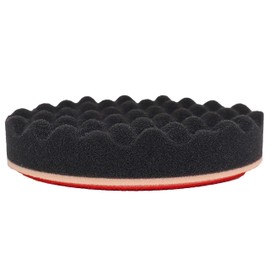 Brestol Soft and waffled polishing disc, set of 4, 150 mm, Velcro polishing pad, polishing pad, polishing pad, polishing sponge