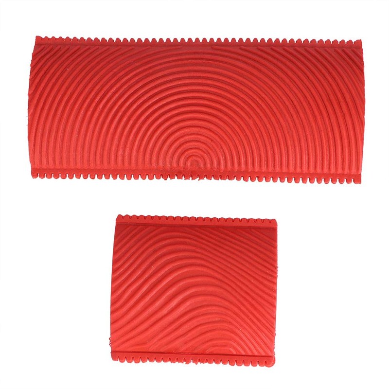 Veteador Efecto - Juego de 2 brochas de goma con