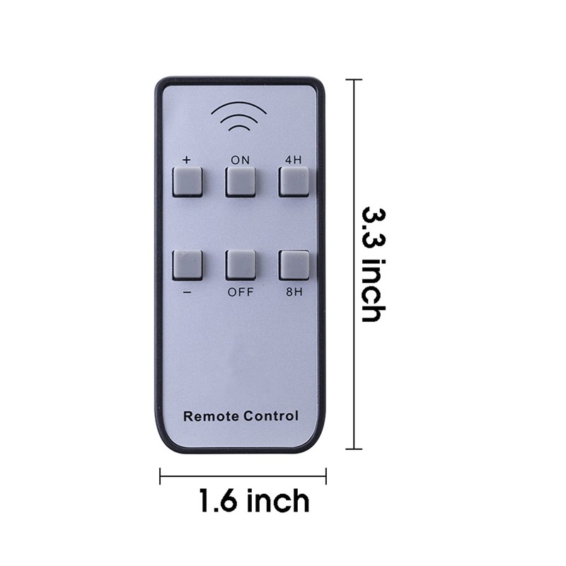 TECHLONG Compatible for The Flameless Candles in Shop, ON/Off/Dimming/Timer Function,