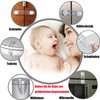Pack of 6 Baby Drawer Locks, Baby Door Lock, Cabin