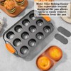 Yuanan 2Pack Mini Cheesecake Pans Removable Bottom Mini Cupcake Pans,