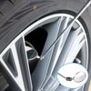 CZMOONSEE Circular Telescopic Inspection Mirror for car Maintenance, Steering Telescopic