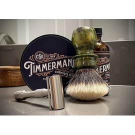 Timmermann Black - Siero Base. Shaving soap with Tallow, Donkey Milk, Water Buffalo Milk, Whey Proteins, Omega 3, Omega 6, Hops Extract. Oud and Woody notes, Cashmeran, Cedarwood, Musk, Patchouli