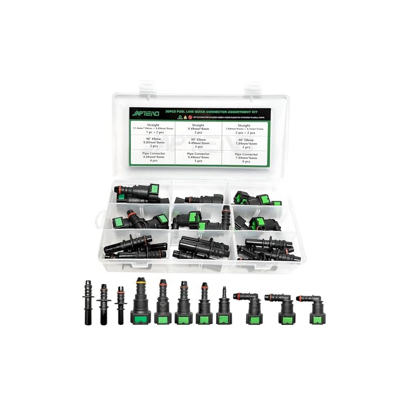 30-Piece Fuel Line Quick Connector Repair Kit