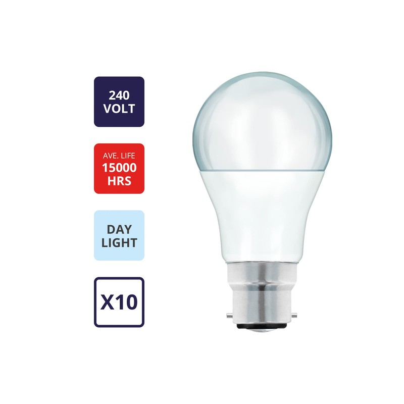 Maxim LED GLS Bayonet Cap (Daylight White) - 10watt (60watt)