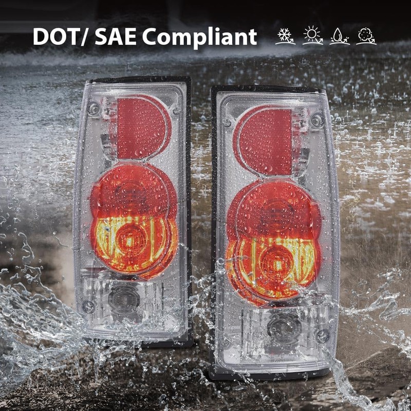 G-PLUS Tail Lights Compatible with Toyota Tundra 2014-2021 Clear Lens