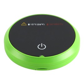 Laroal Fish Tank Thermometer Touchscreen Digital Aquarium Thermometer with High and Low Temperature Alarms for Glass Containers Fish Tanks Turtle Tanks