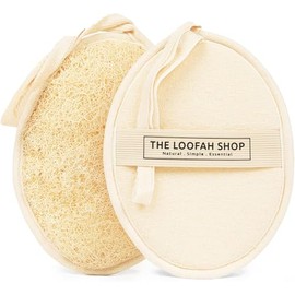 Exfoliating Natural Loofah Sponge Back Scrubber for Shower, Exfoliating Sponge for Shower, Bath Shower Scrubber for Men and Women