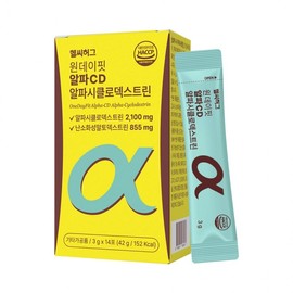 Healthy Hug One-Day Fit Alpha CD Alpha-Cyclodextrin 3g 14 Packets