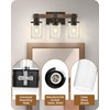 GOEBLESON 3-Light Bathroom Light Fixture, Farmhouse Vanity Lights for Bathroom