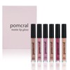 pomcral 6 Color Matte Lip gloss Sets Velvet Lip Glaze