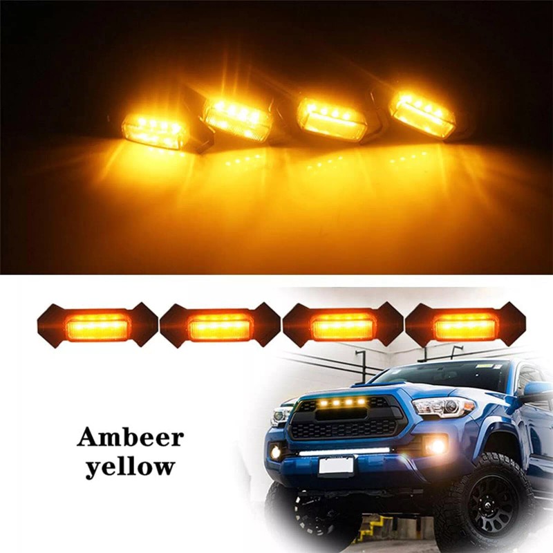 KEEPDSGN For Toyota Tundra Aftermarket RAPTOR Style Grill 4PCS LED