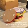 Funny Sandwich Coasters for Drinks – Set of 8 Wooden