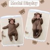 Xifamniy Baby Newborn Girls Boys Winter Clothes Snowsuit Footie Romper