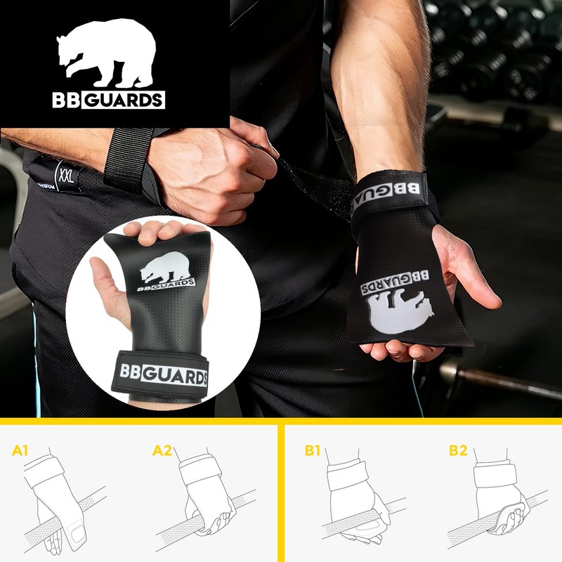 Carbon Grips Crossfit Crossfit Grips with Protective Pad for Men