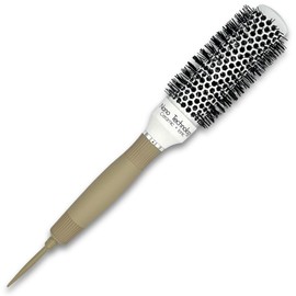Round Hair Brush for Professional Blow Drying - Ceramic Ionic Thermal Barrel Brush for Blowouts and Precise Styling - Lightweight (1.3 Inch)