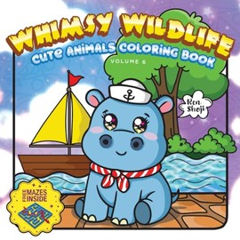 Whimsy Wildlife: Cute Animals coloring book