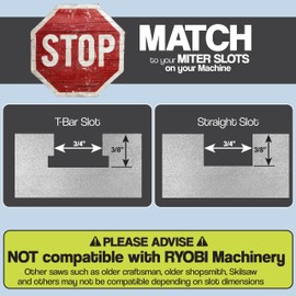Miter Gauge 2000 SE Featuring NoPlay Expandable Glides • Steel Miter Bar Bar • Fits into a 3/4” x 3/8” Miter Slot • UHMW Slick Pad • Protractor Style Head with 13 Positive Stops