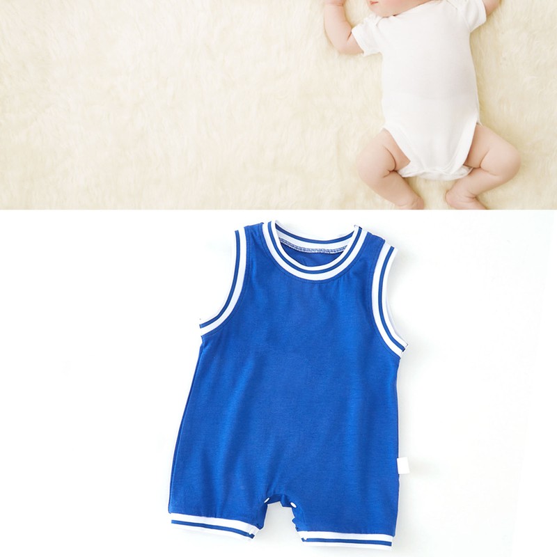 Baby Sleeveless Jumpsuit Breathable Super Soft Cute Infant One Piece