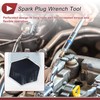 HEROFFIX 1 Pcs Spark Plug Socket Wrench Durable Spanner Socket