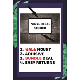 Vinyl Stickers - Bundle - Safety and Warning & Warehouse Signs Stickers - Fire Exit Do Not Block Keep Clear Sign - 3 Pack (3.5" x 5")