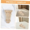 OSALADI Farmhouse Style Decorative Carved Wooden Corbels Small Roman Column