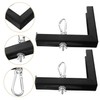 DOITOOL Sturdy Metal Projector Screen Bracket Wall Mount Bracket l