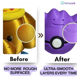 22 Network PETG Filament 1.75mm 1KG Spool (2.2lbs), High Toughness and Precision, Fit Most FDM Printers for Industrial Production and Household Accessories (Magenta)