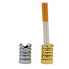 raupir Set of 2 round embers for ashtray gold silver