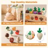 WOODEN TEETHER Montessori Wooden Toy, Children's Farm Vehicle Toy with