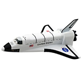 Planes 7" Die-cast Metal Space Shuttle with Pull Back n Go Action.