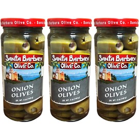 Santa Barbara 3pk Onion Stuffed Olives 5oz