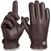 GSG SINCE 1998 Mens Sheepskin Classic Leather Driving Gloves Winter