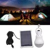LED Solar Bulb Light Portable ABS and PC 150LM White