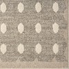 LUXE WEAVERS Modern Geometric Dots Taupe 2x3 Area Rug