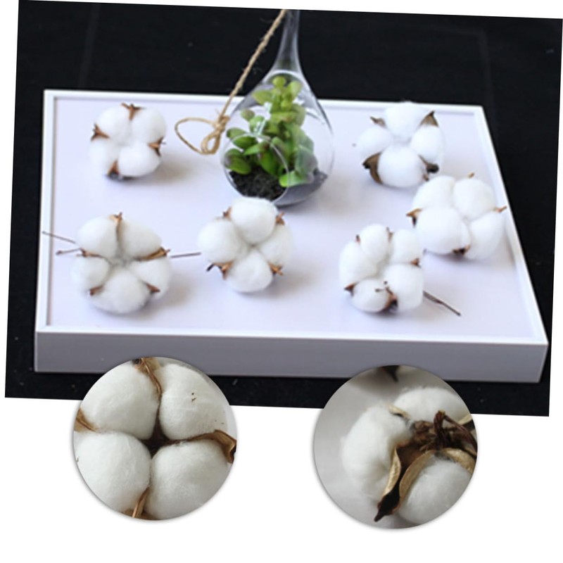 CHILDWEET Christmas Tree Decorations 10pcs DIY Cotton Ball Ornaments Soft