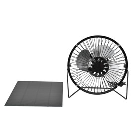 Solar Panel Fan 4.5W 6V Solar Panel USB Monocrystalline Silicon Durable Portable Solar Powered Fan