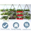 LaLaGreen Hanging Wall Planter - 16 Inch Three Tier Plant