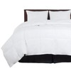 Lavish Home Twin Comforter, White Goose Down Alternative Comforter, Hypo-Allergenic,