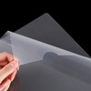 Pack of 30 A4 Transparent Wallets, Document Wallets, Plastic Document