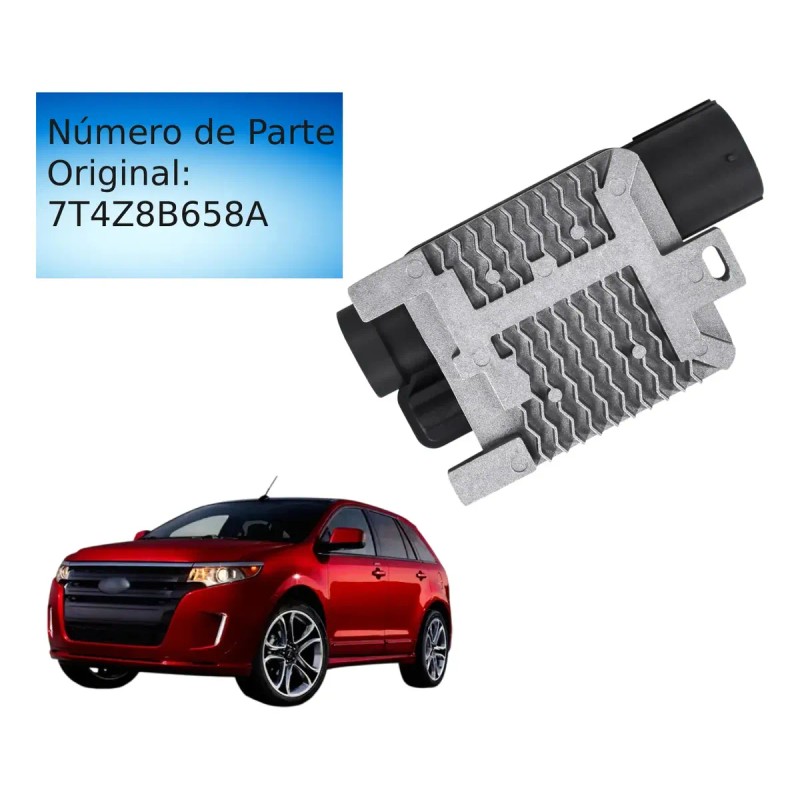 Modulo Moto Ventilador Refrigeracion Ford Edge 3.5 2007-2015