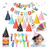 71pcs Gorros De Cumpleaños Y Silbatos Para Fiesta Infantiles