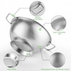 Coladores de Cocina, 5.8 L Colador de Acero Inoxidable, Coladores