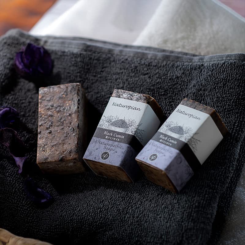 naturopian Black Cumin Oil Soap, 2.1 oz (60 g)