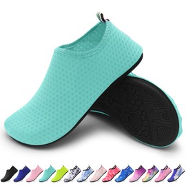 Bathing Shoes, Yoga Shoes, Breathable, Quick-Drying, Non-Slip Barefoot Shoes for Beach, Sports, Surfing and Swimming, Suitable for Men and Women, Blue (sea blue), 42/43 EU