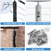 Muzata 20 Pack 1/8" Invisible Cable Railing Kit Hardware Cable