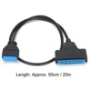 2.5in Adapter Cable 19Pin USB 3.0 to SATA 22Pin 50cm