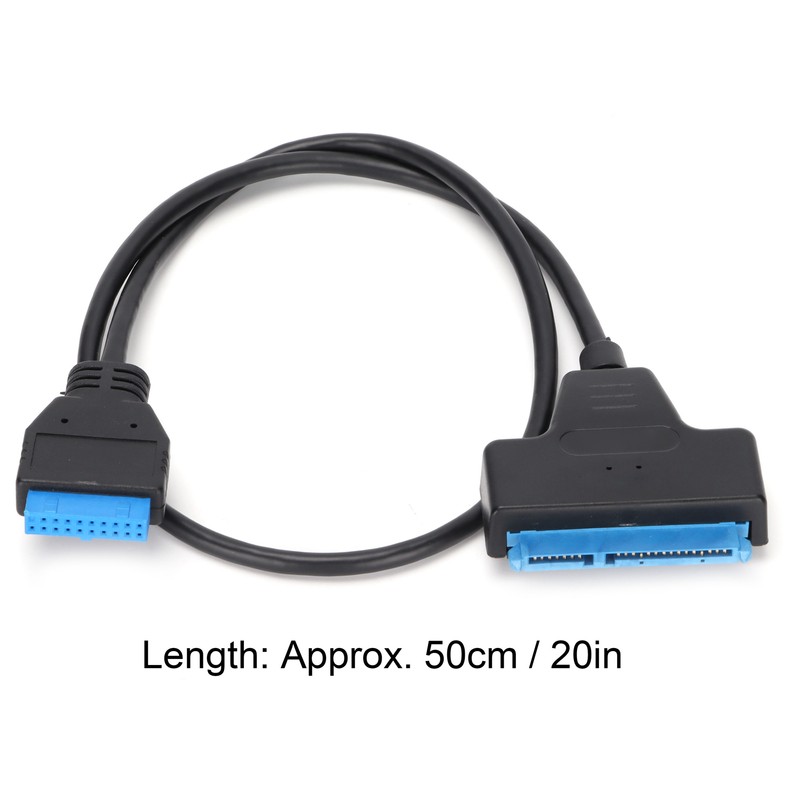 2.5in Adapter Cable 19Pin USB 3.0 to SATA 22Pin 50cm